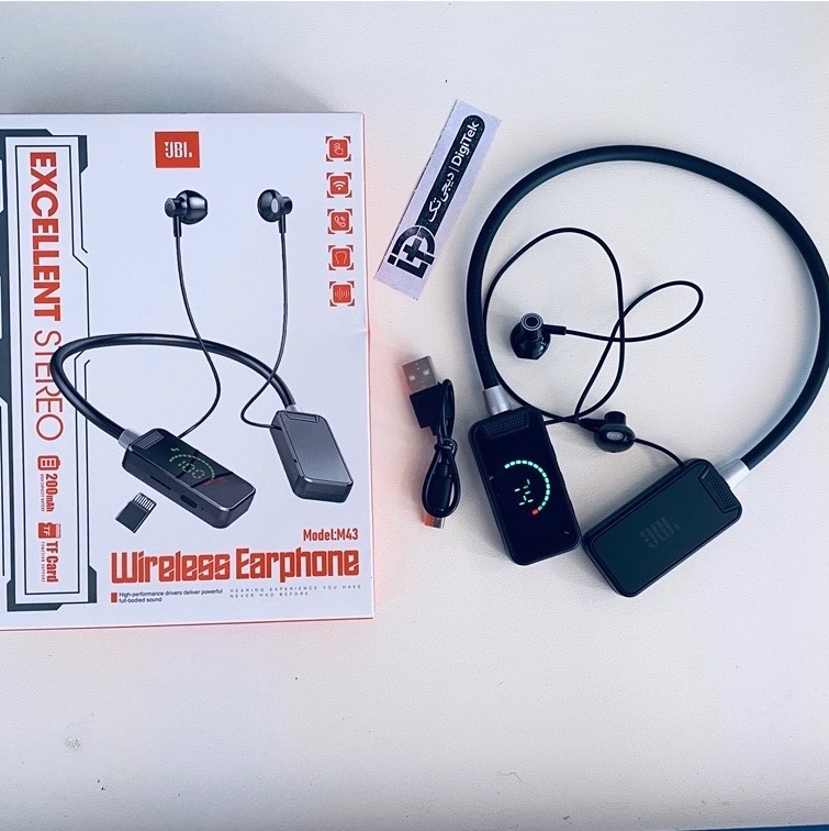هدفون گردنی JBL M43 ، بلوتوث 5.3 و پشتیبانی از کارت حافظه(تک و عمده)