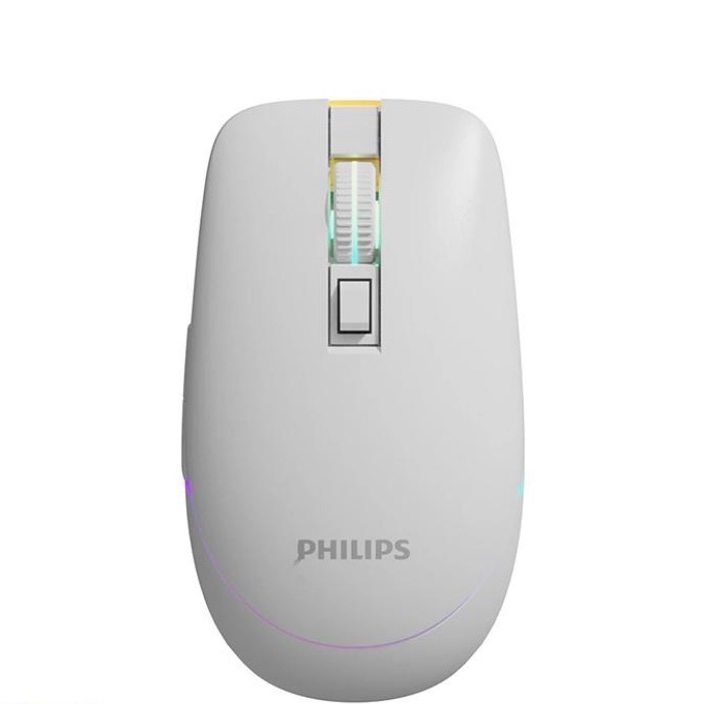 موس گیمینگ اورجینال Philips SPK9617W ،بیسیم RGB، سه حالته و 10000 DPI کیفیت فوق ااالعاده